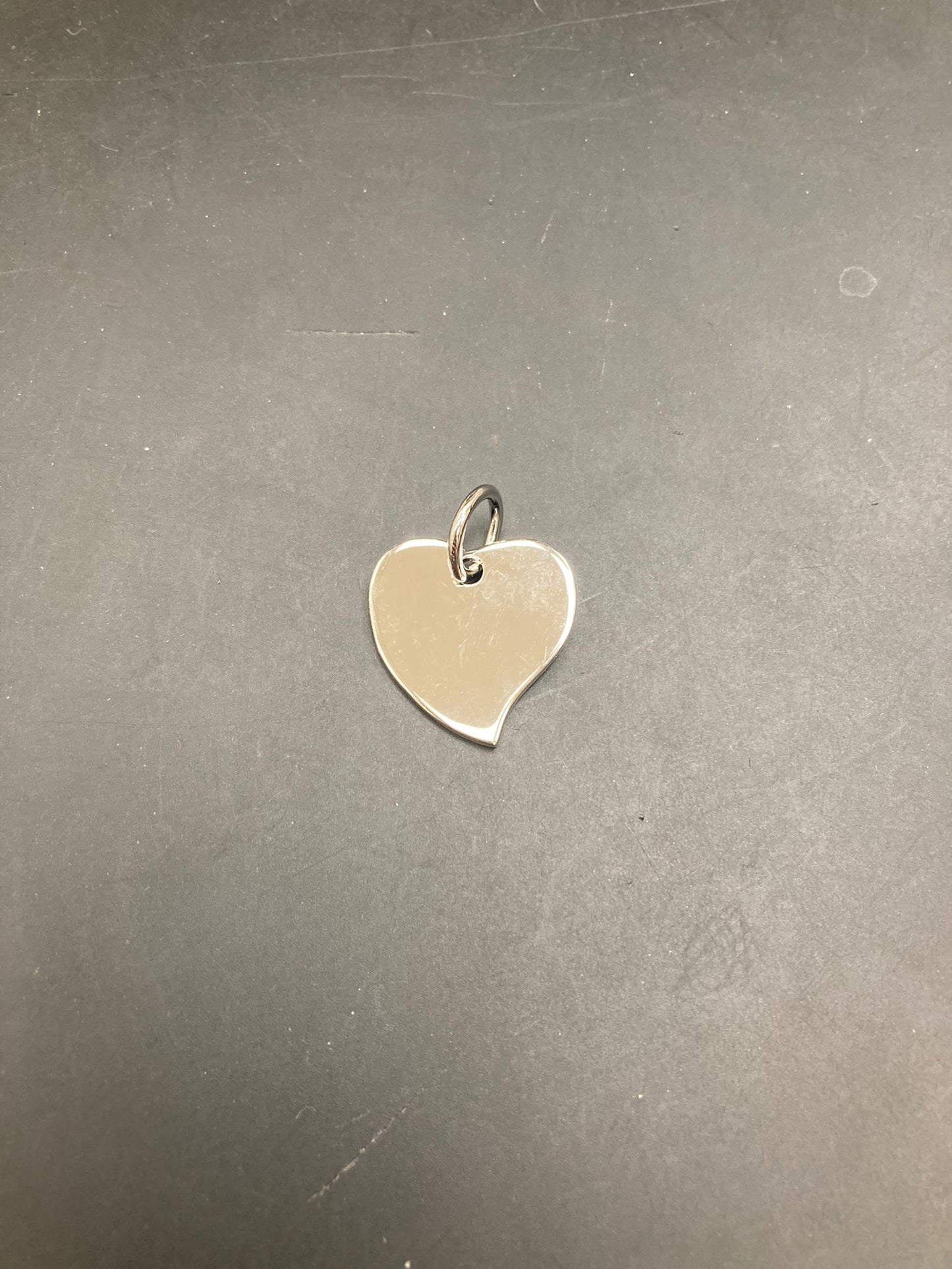 Sterling Silver Plain Heart Pendant PP100110