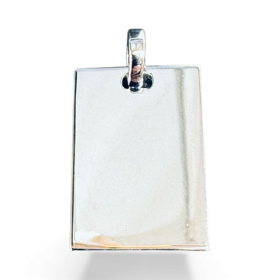 Sterling Silver Dog-Tag PP100112Y