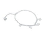 Sterling Silver Anklet AN011020021 showcasing elegant design with charms, perfect for adding a touch of shine.