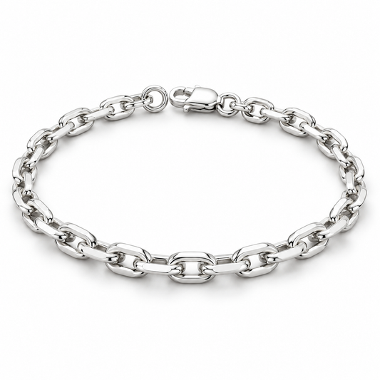 Sterling Silver 7" Anchor Link Bracelet BCZ1204