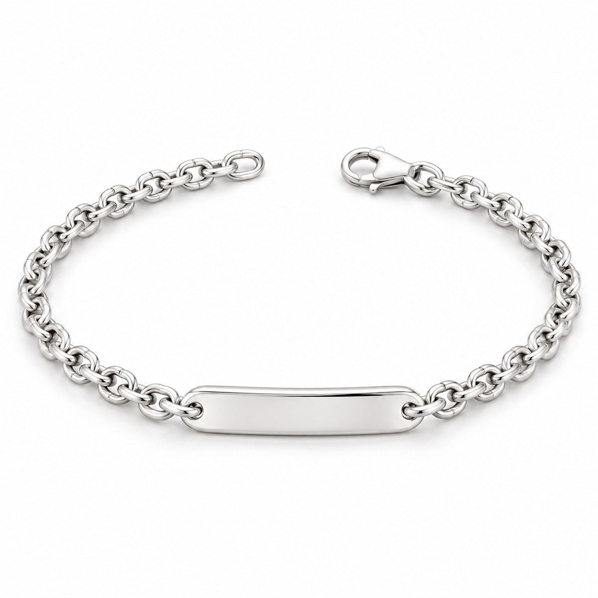 Sterling Silver Id Bracelet 7" ID108853