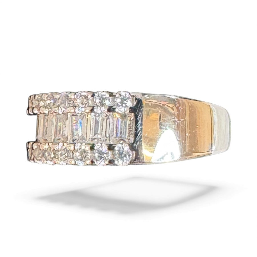 Sterling Silver Ring CZ Stone RCZ056