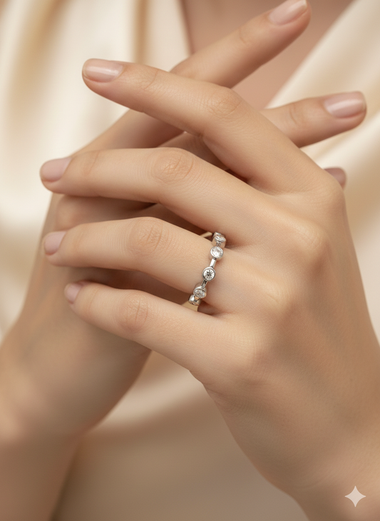 Sterling Silver Ring CZ Stone RCZ0698201