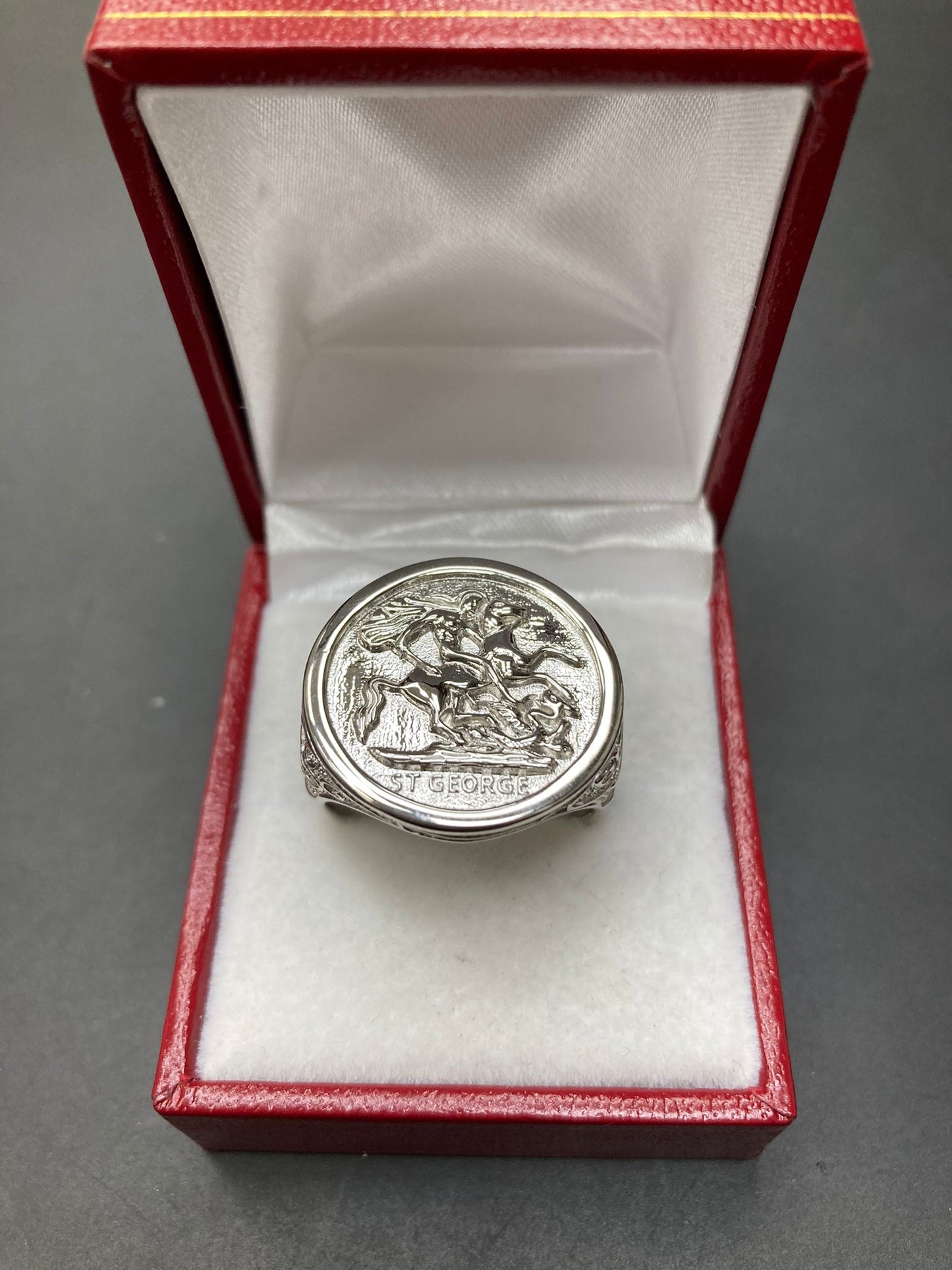 Sterling Silver ST George Ring RCZ0702101