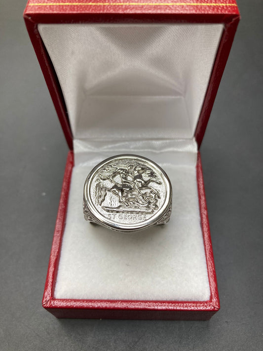 Sterling Silver ST George Ring RCZ0702101