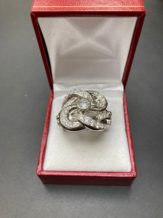 Sterling Silver Ring CZ Stone RCZ0703401