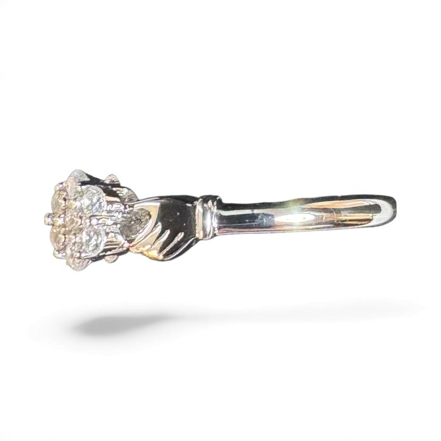 Sterling Silver Ring CZ Stone RCZ10002
