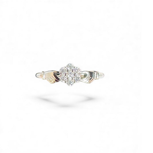 Sterling Silver Ring CZ Stone RCZ10002