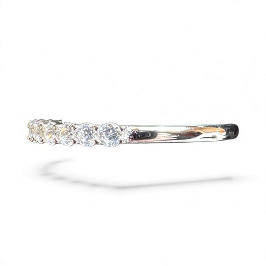 Sterling Silver Ring CZ Stone RCZ10040