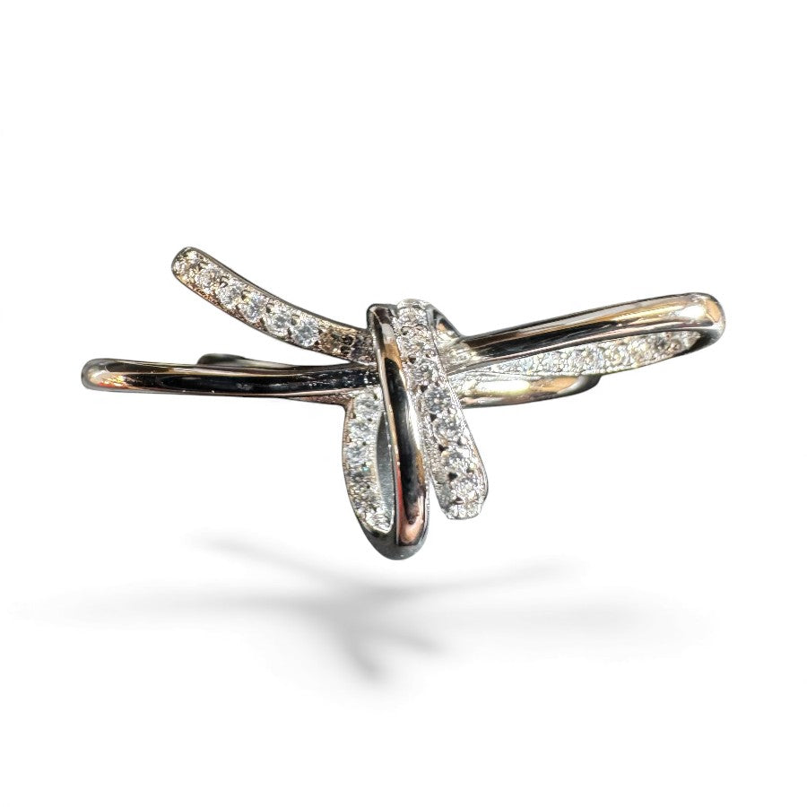 Sterling Silver Ring CZ Stone RCZ10043Y