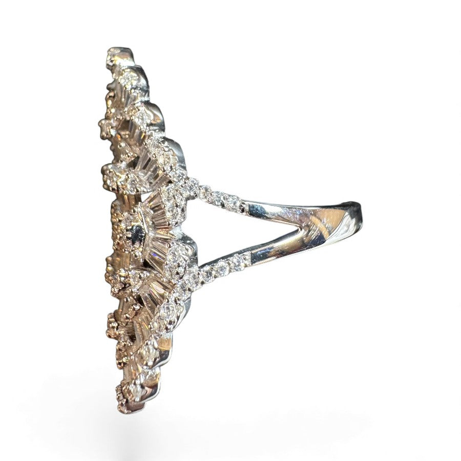 Sterling Silver Ring CZ Stone RCZ10047