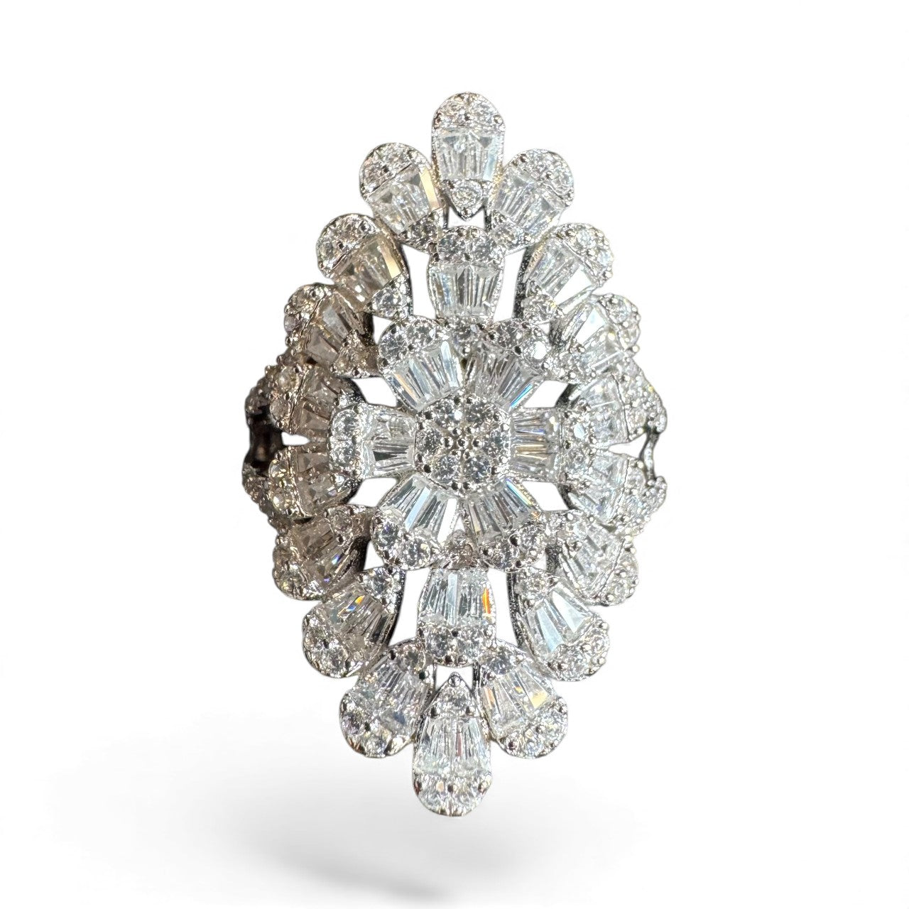 Sterling Silver Ring CZ Stone RCZ10047