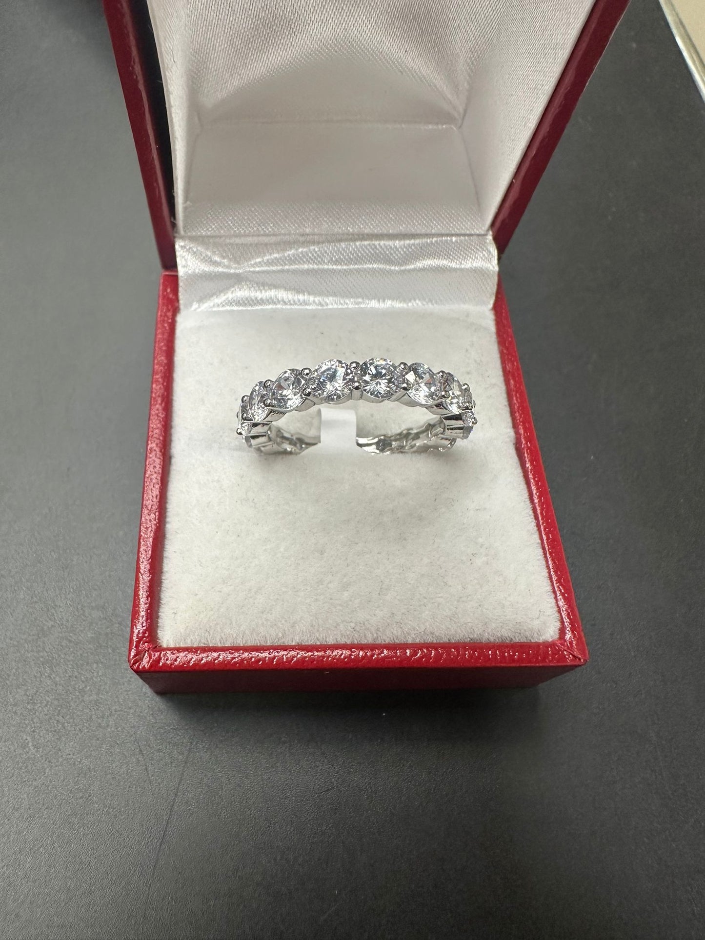 Sterling Silver Ring CZ Stone RCZ10051