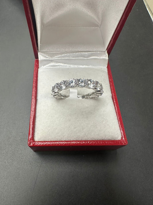 Sterling Silver Ring CZ Stone RCZ10051