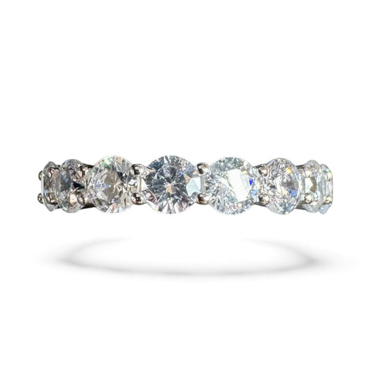 Sterling Silver Ring CZ Stone RCZ10051