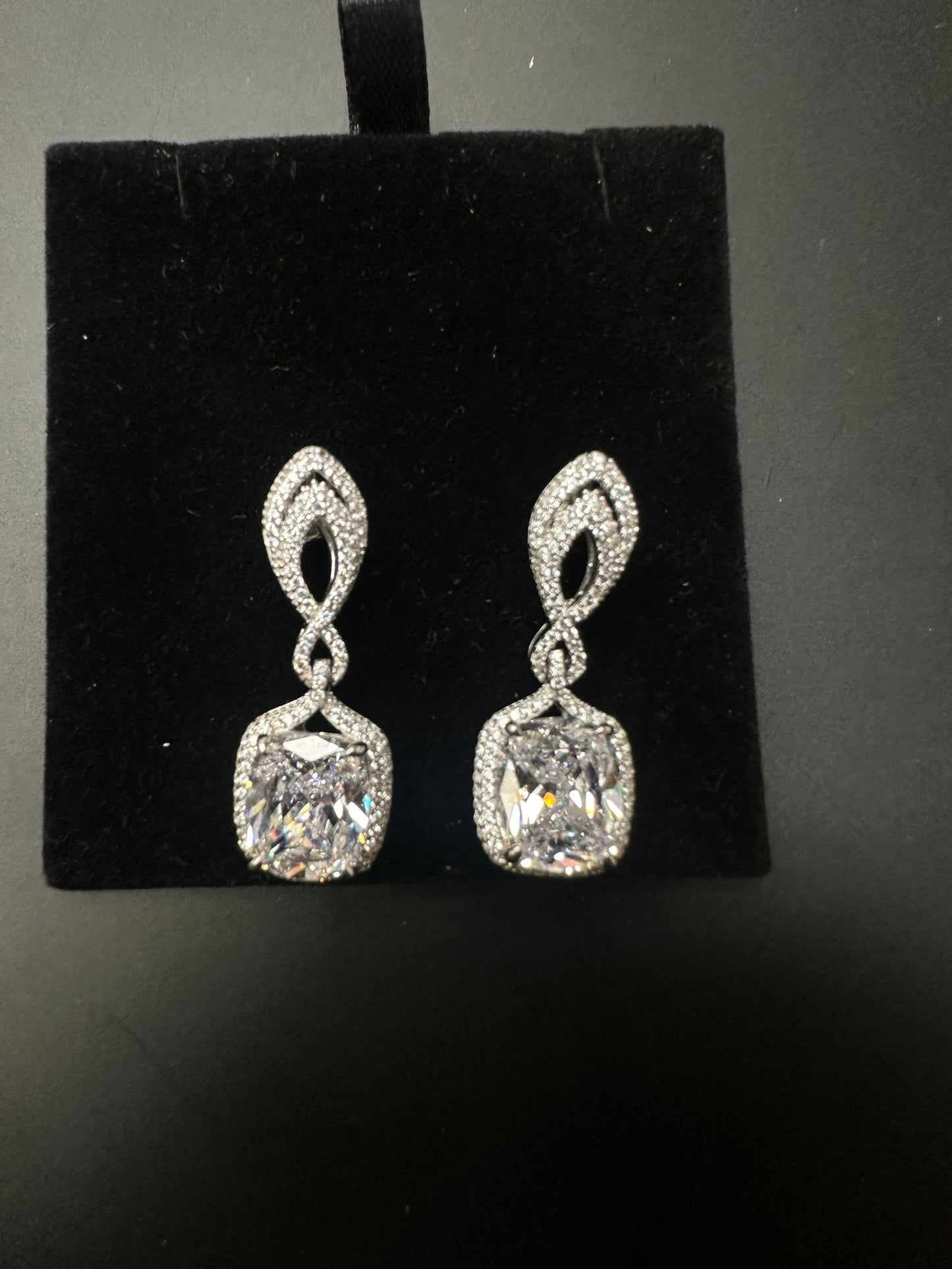 Sterling Silver Earring CZ Stone RCZ10054
