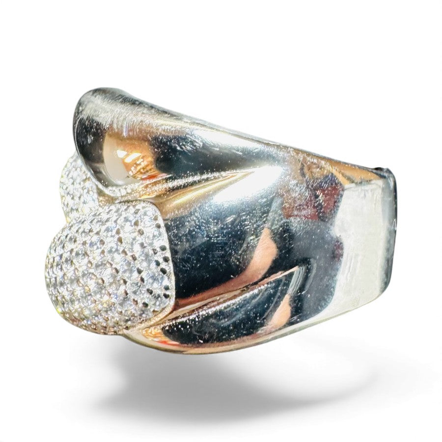 Sterling Silver Ring CZ Stone RCZ1033