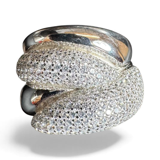 Sterling Silver Ring CZ Stone RCZ1033