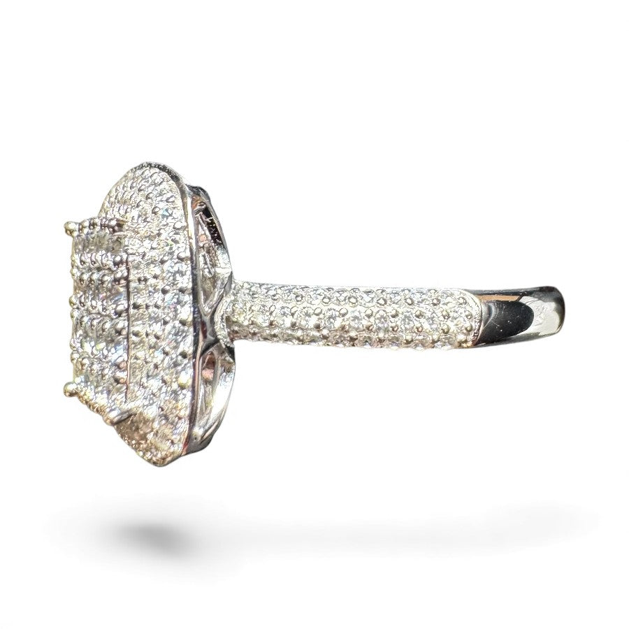 Sterling Silver Ring CZ Stone RCZ1058