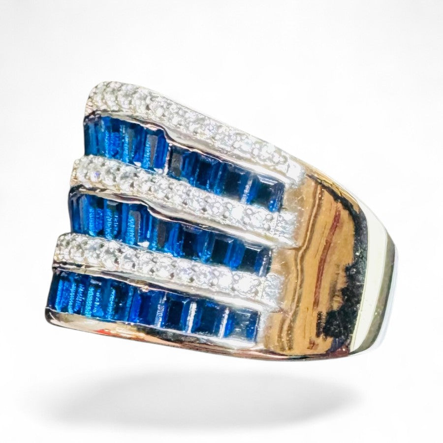 Sterling Silver Ring CZ Stone RCZ20104