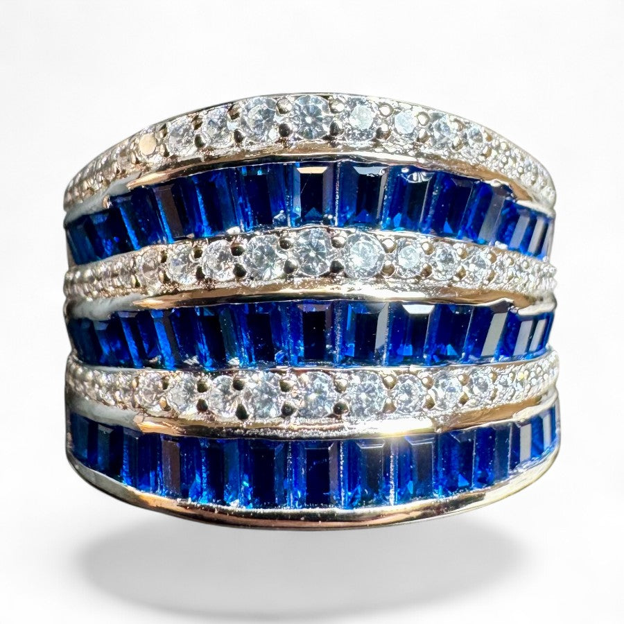 Sterling Silver Ring CZ Stone RCZ20104