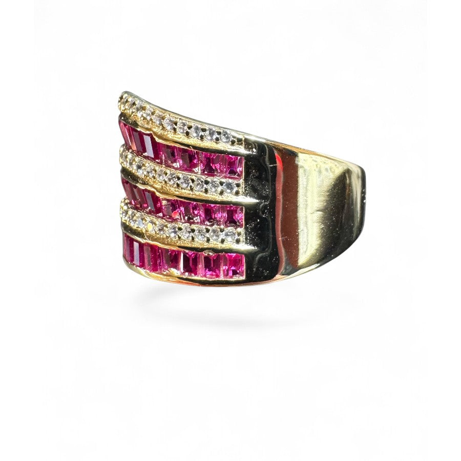 Sterling Silver Ring CZ Stone RCZ20104