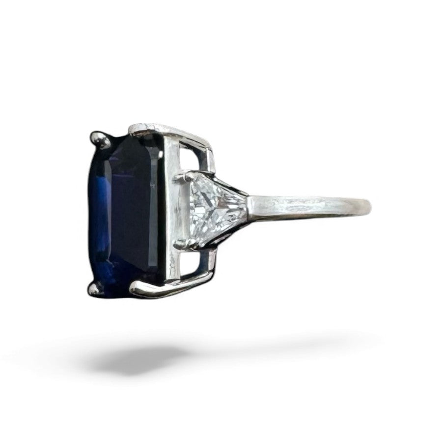 Sterling Silver Ring CZ 14x12 MM Stone RCZ2104