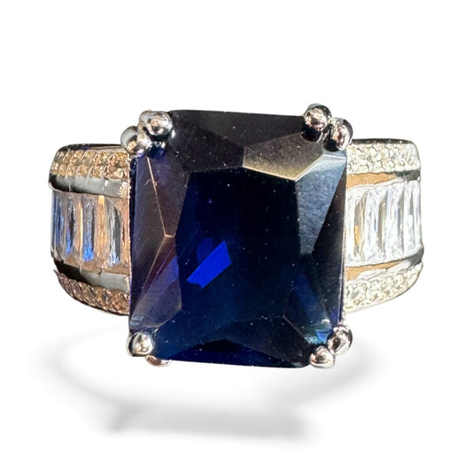 Sterling Silver Ring CZ Stone RCZ2105