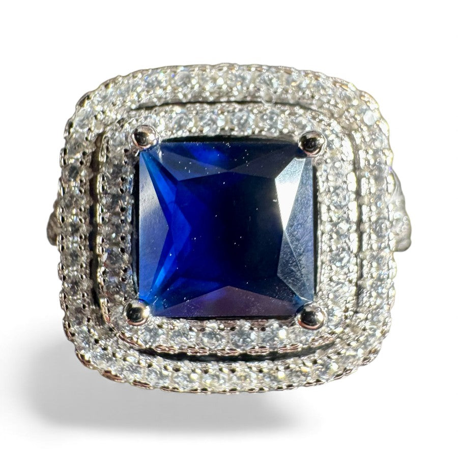 Sterling Silver Ring CZ Stone RCZ2106