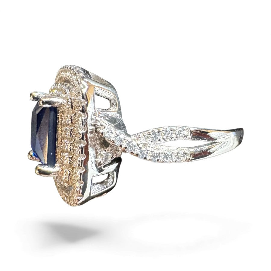 Sterling Silver Ring CZ Stone RCZ2106