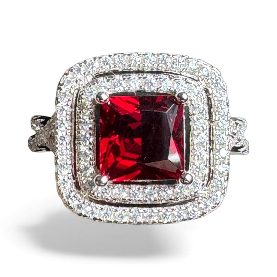 Sterling Silver Ring CZ Stone RCZ2106