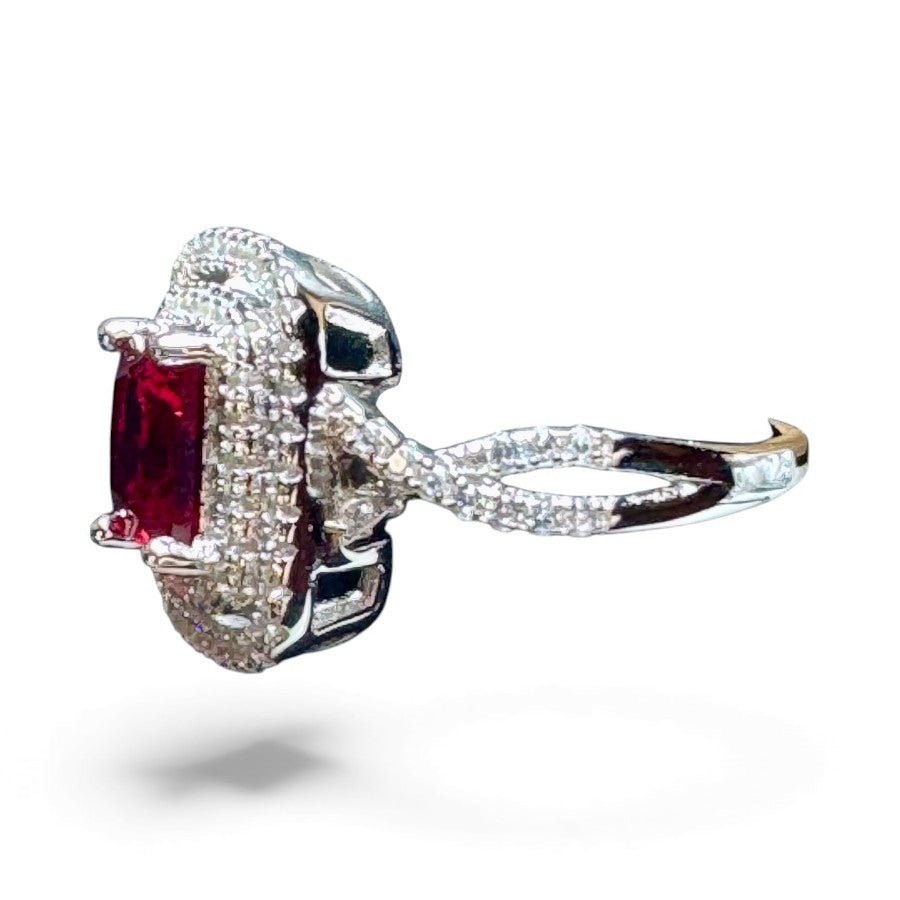 Sterling Silver Ring CZ Stone RCZ2106