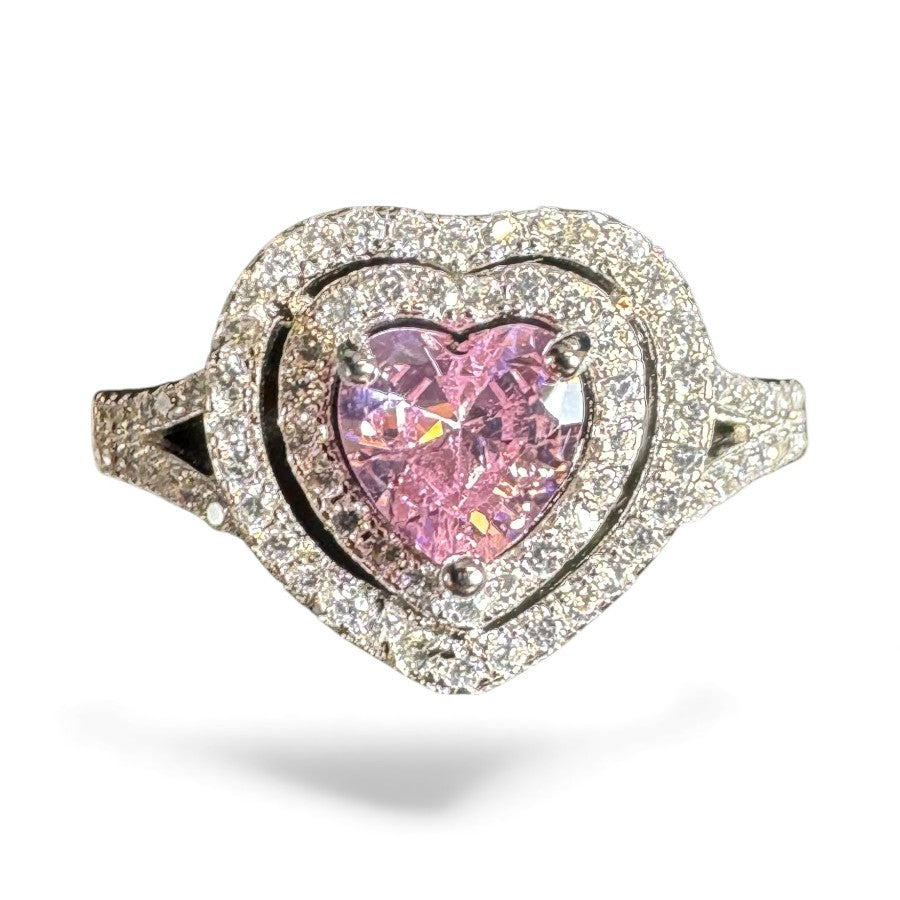 Sterling Silver Ring CZ Stone RCZ2107