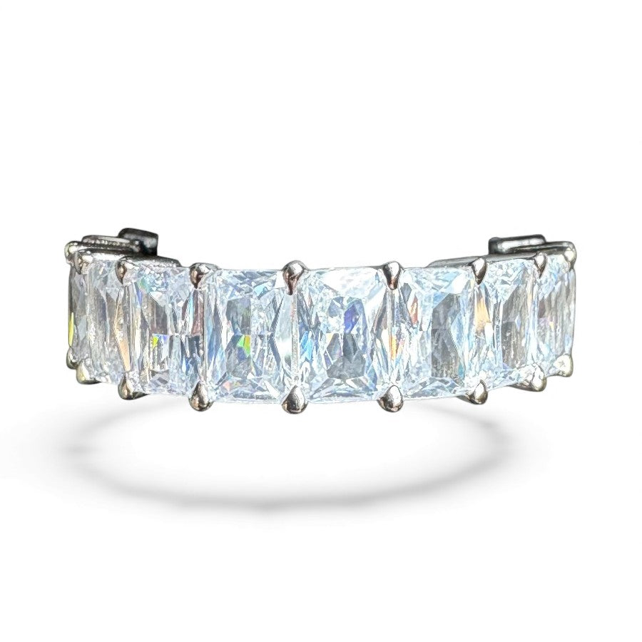 Sterling Silver Ring CZ Stone RCZ3303