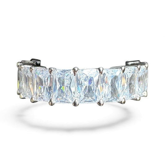 Sterling Silver Ring CZ Stone RCZ3303