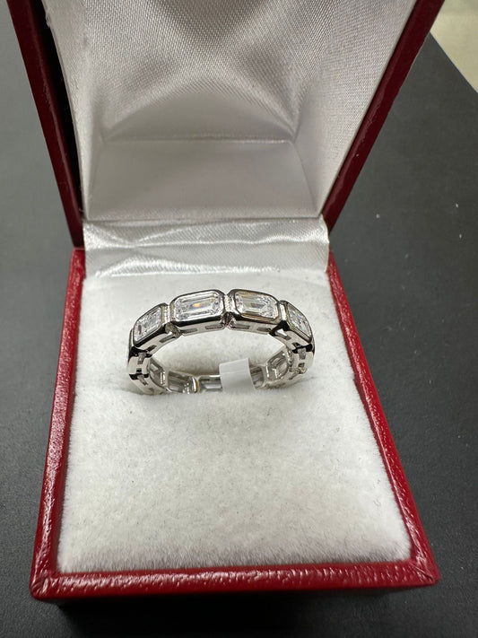 Sterling Silver Ring CZ Stone RCZ3306