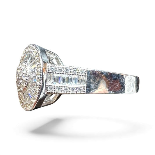 Sterling Silver Ring CZ Stone RCZ3308