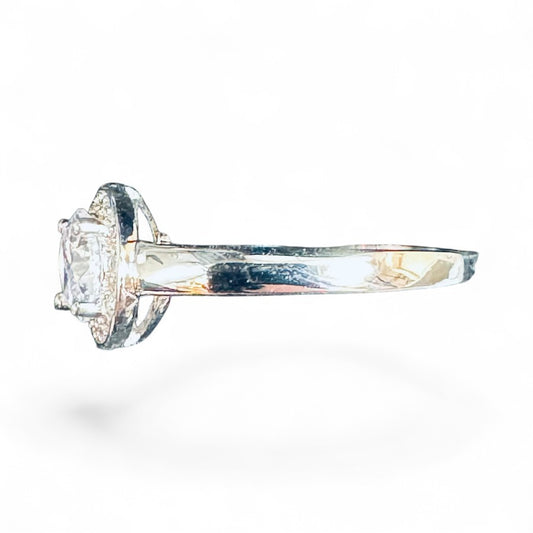 Sterling Silver Ring CZ Stone RCZ3311