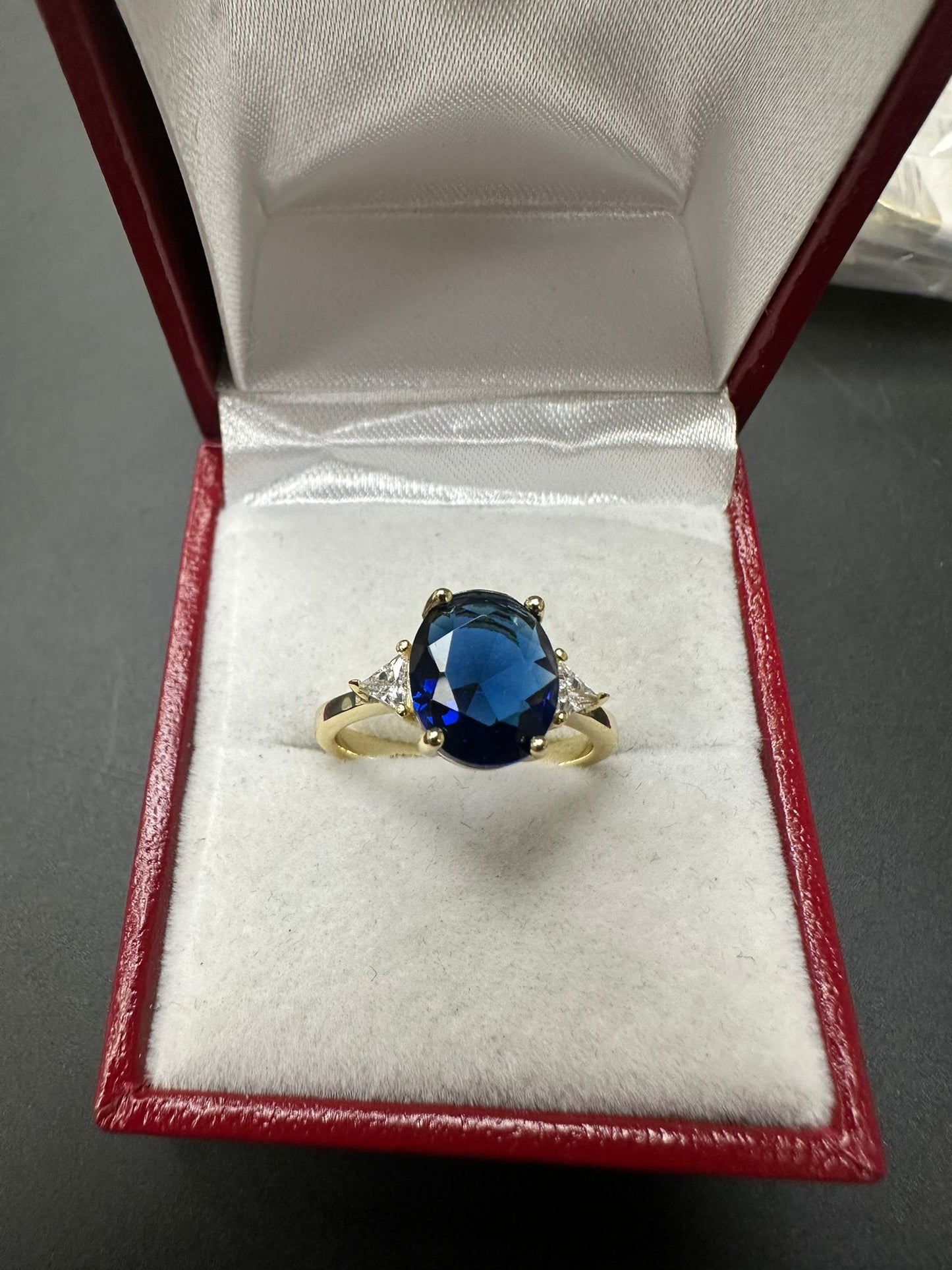 Sterling Silver Ring Oval Stone RCZ3320