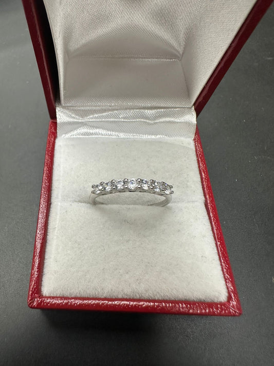 Sterling Silver Ring CZ Stone RCZ3321