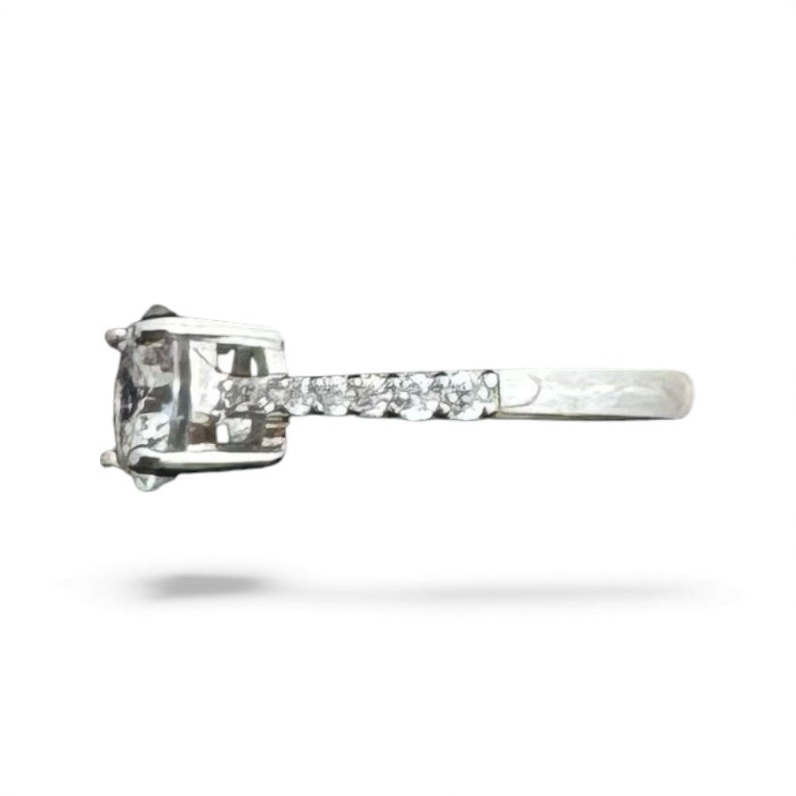 Sterling Silver Ring CZ Stone RCZ3322