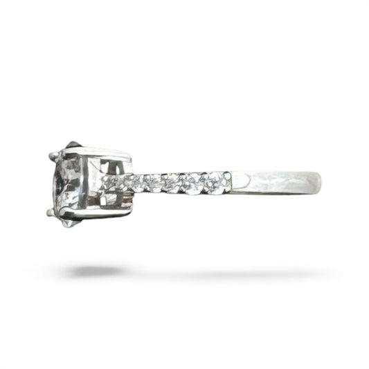 Sterling Silver Ring CZ Stone RCZ3322