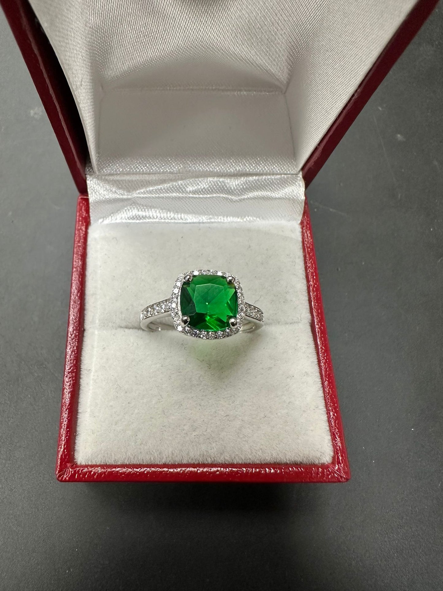 Sterling Silver Ring CZ Stone RCZ3327