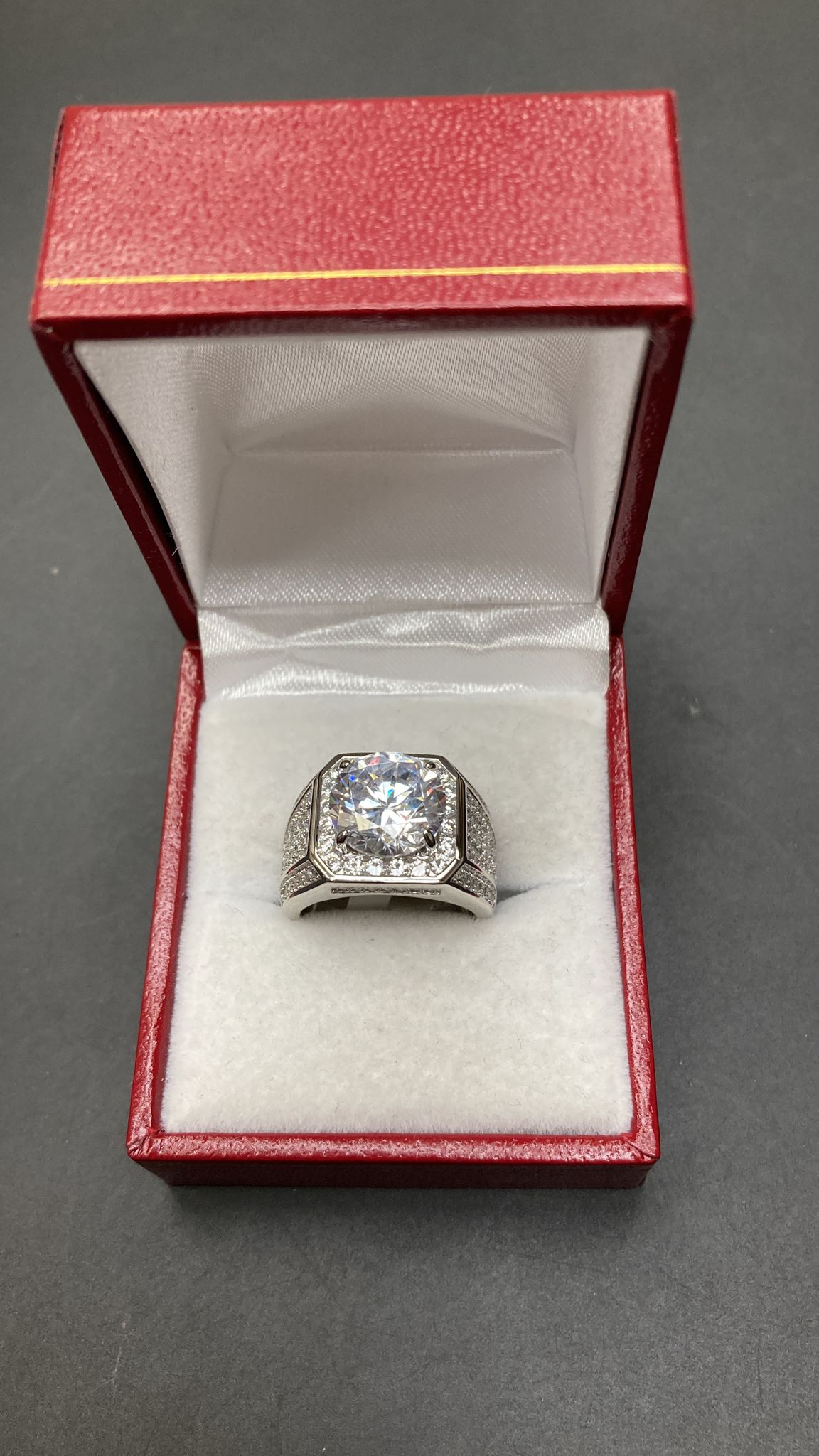 Sterling Silver Ring CZ Stone RCZ3331