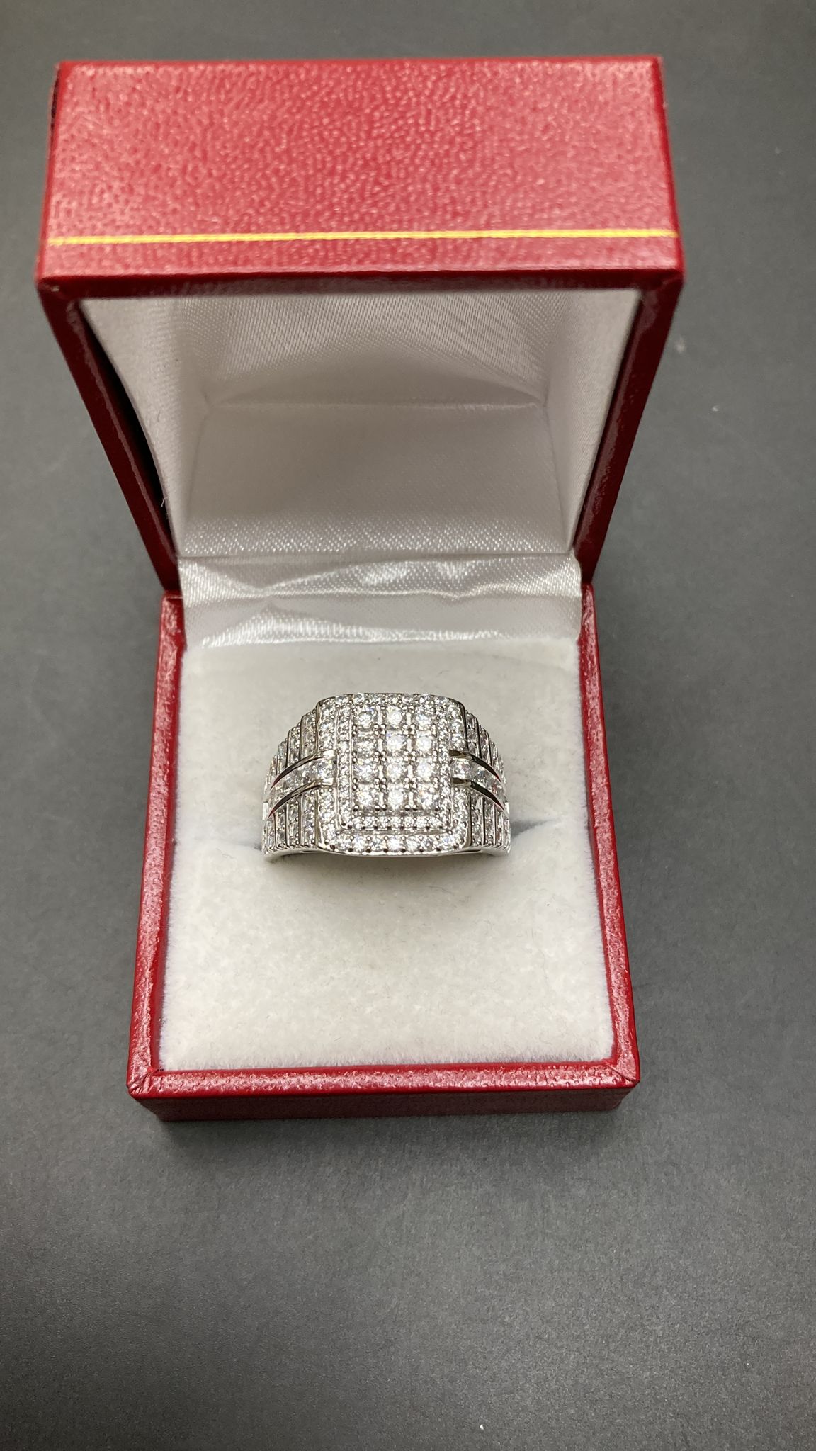 Sterling Silver Ring CZ Stone RCZ3337