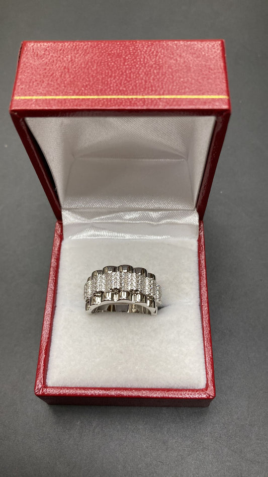 Sterling Silver Ring CZ Stone RCZ3338