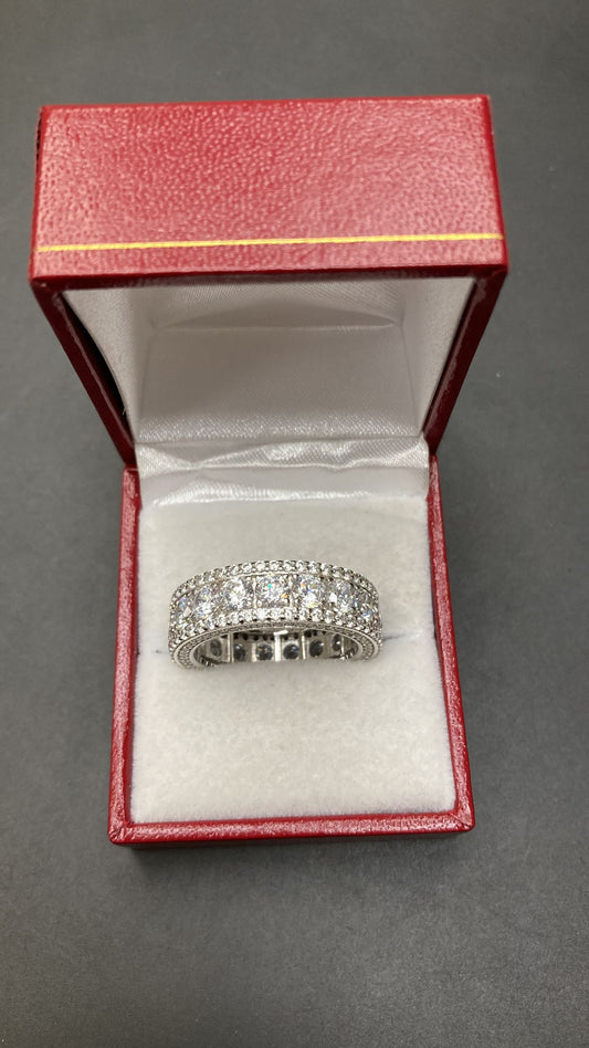 Sterling Silver Ring CZ Stone RCZ3341