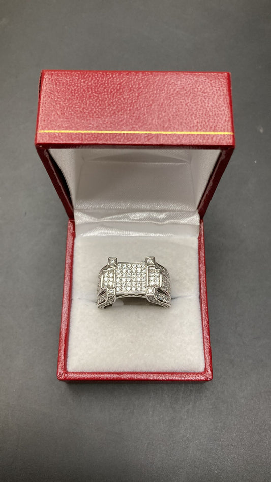 Sterling Silver Ring CZ Stone RCZ3342