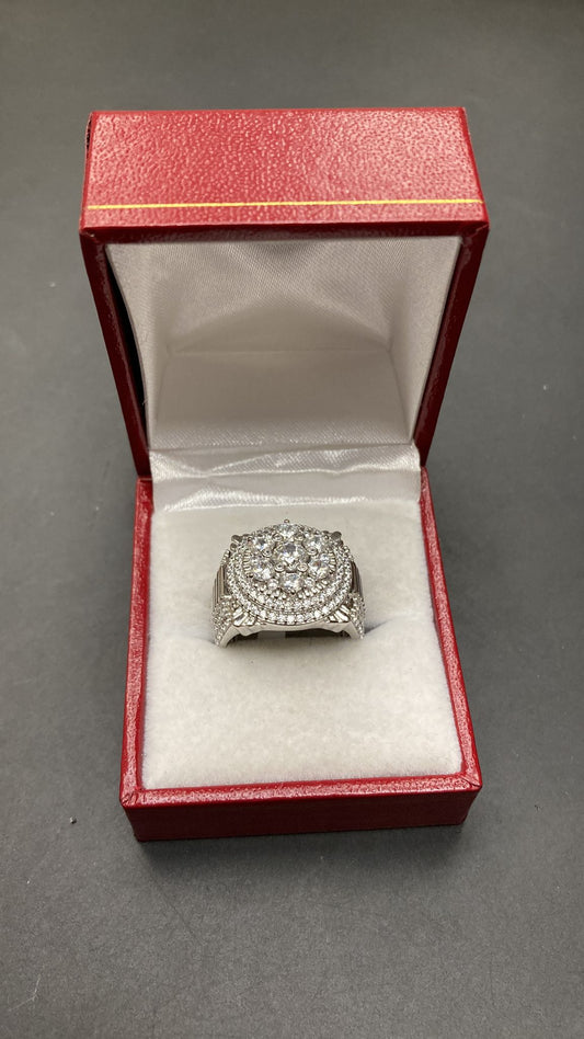 Sterling Silver Ring CZ Stone RCZ3350