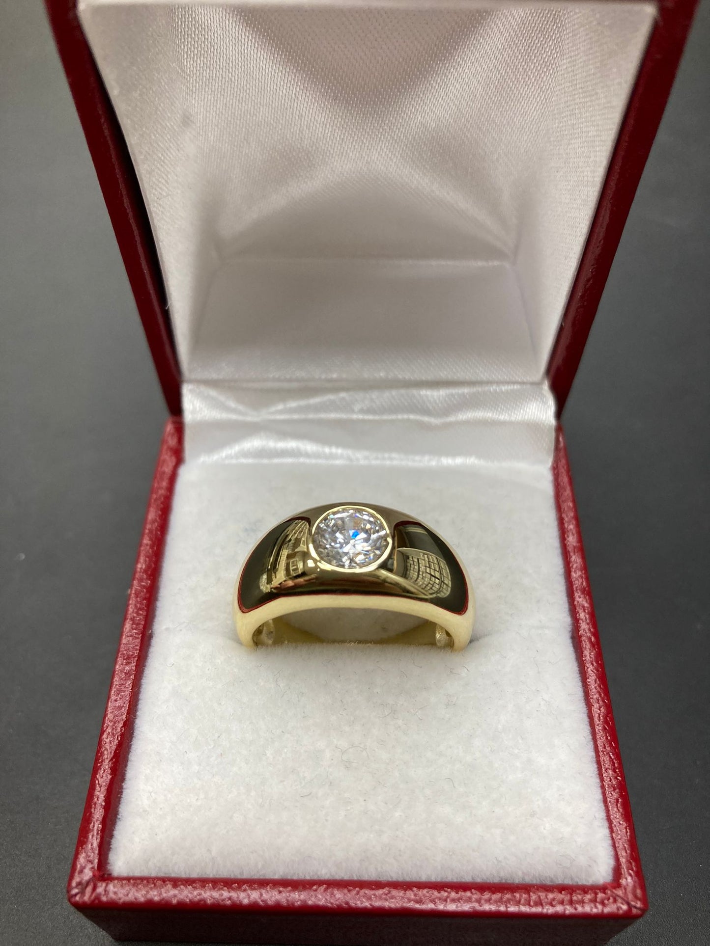 Sterling Silver Ring CZ Stone RCZ3366